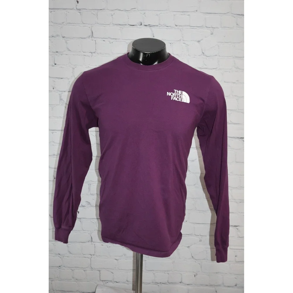 The North Face Shirt Mens Large Purple Everest Mt Lhotse Massif Purple